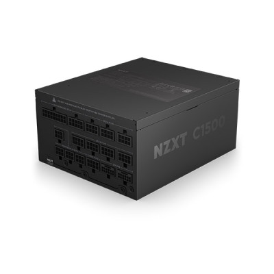 image of NZXT C1500 1500 Watt 80 Plus Platinum ATX 3.1 Full Modular Power Supply - Black with Spec and Price in BDT