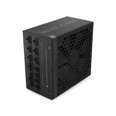 image of NZXT C1000 1000 Watt 80 Plus Gold ATX 3.1 Full Modular Power Supply - Black with Spec and Price in BDT