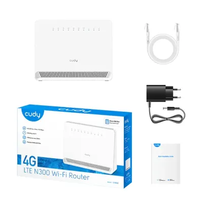 image of Cudy LT400E N300 4G Wi-Fi Router with Spec and Price in BDT