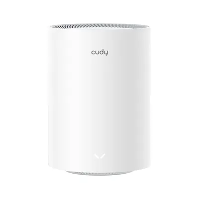 image of CUDY M3000 2-Pack AX3000 2.5G Dual Band Wi-Fi 6 Mesh System Router - White with Spec and Price in BDT
