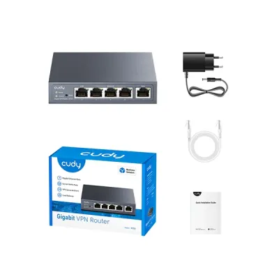 image of CUDY R700 Gigabit Multi-WAN Router with Spec and Price in BDT