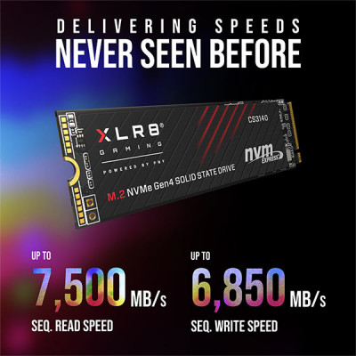 image of PNY XLR8 CS3140 1TB M.2 NVMe Gen 4 SSD with Spec and Price in BDT