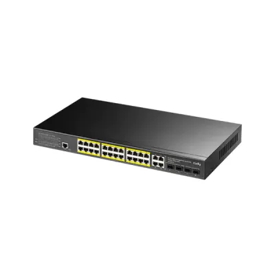 image of CUDY GS2028PS4 24-GbE PoE L2 Managed Switch with Spec and Price in BDT