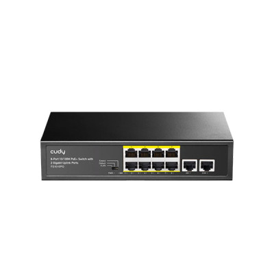 image of Cudy FS1010PG 8-FE PoE Switch with 2 Uplink GbE with Spec and Price in BDT