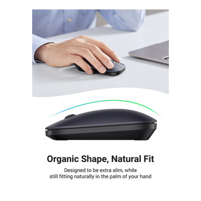 image of UGREEN MU001 (90372) Portable Wireless Mouse - Black with Spec and Price in BDT