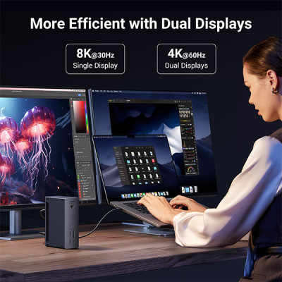 image of UGREEN Revodok Max 213 U710 (25054EU) 13-in-1 Docking Station with Spec and Price in BDT