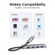 UGREEN CM219 (70336) 4-Port USB3.0 Hub with USB-C Power Supply 