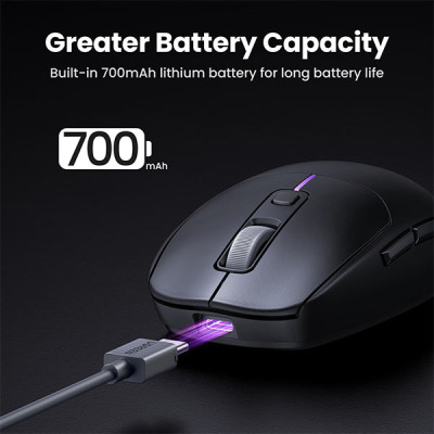 image of Ugreen MU103 (90539) Multi-Mode Optical Mouse - Black with Spec and Price in BDT