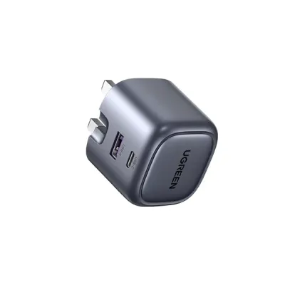 image of UGREEN CD350 (15540) Nexode 35W 2-Port GaN Fast Charger - UK with Spec and Price in BDT