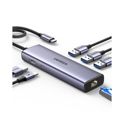image of UGREEN Revodok 1061 CM512 (15598) 6-in-1 USB-C Docking Station with Spec and Price in BDT