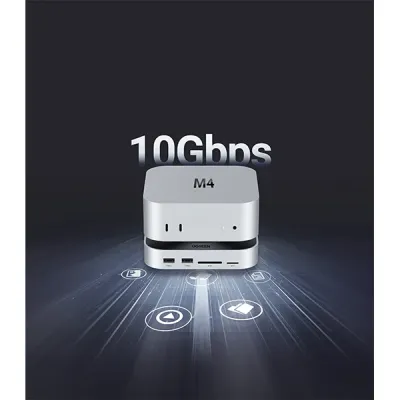 image of UGREEN CM841 (65487) 11-in-1 USB-C Docking Station for Mac mini M4/ M4 Pro with Spec and Price in BDT