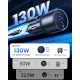 UGREEN EC705 (55511) 130W 3-Port Fast Car Charger Set
