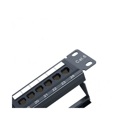 image of UGREEN NW127 (70423) Cat 6 1U 24-Port UTP Patch Panel with Spec and Price in BDT