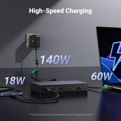 image of UGREEN Revodok Max 313 U709 (25085EU) 13-in-1 Docking Station with Spec and Price in BDT