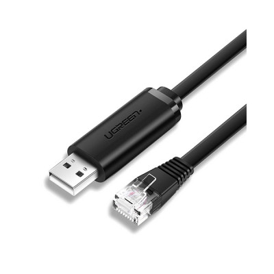 image of UGREEN CM204 (60813) USB-A To RJ45 Console Cable - 3M with Spec and Price in BDT