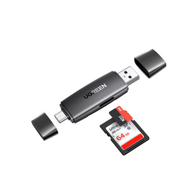 image of UGREEN CM304 (80191) 2-IN-1 Multifunction Card Reader with Spec and Price in BDT