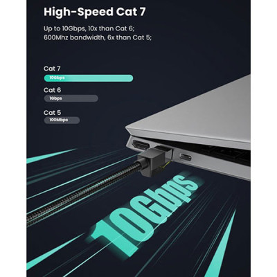 image of UGREEN NW150 (80424) Cat7 RJ45 Ethernet Cable - 3M with Spec and Price in BDT