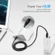 UGREEN US277 (10376) USB2.0-A to DC 3.5mm M/F Charging Cable - 1M