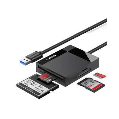 image of Ugreen CR125 (30333) 4-in-1 USB 3.0 SD/TF Card Reader with Spec and Price in BDT