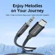 VENTION BIFBF USB-C Male to 3.5mm Male Audio Cable with DAC Adapter - 1M