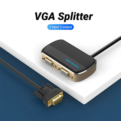 image of VENTION DBCBF 2 In 1 Out VGA Switcher - 1M with Spec and Price in BDT