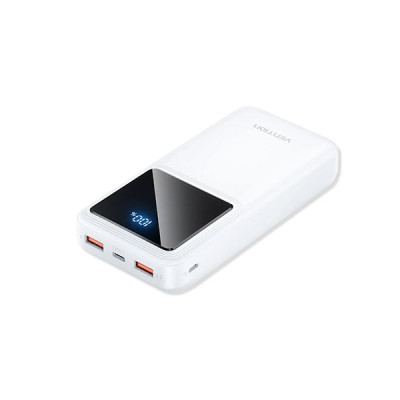 image of VENTION FHLW0 20000mAh 22.5W LED Display Power Bank with Spec and Price in BDT