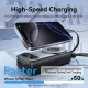 VENTION FHXB0 22.5W 10000mAh LED Display 6-in-1 Travel Power Bank with Built-in USB-C and Lightning Cable