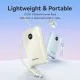 VENTION FKAN0-C 22.5W 10000mAh LED Display Power Bank with Built-in USB-C to C Cable - Beige