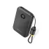 VENTION FKAB0-C 22.5W 10000mAh LED Display Power Bank with Built-in USB-C to C Cable - Black