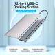 VENTION THSHC Multi-function 12-in-1 USB-C Docking Station - Gray
