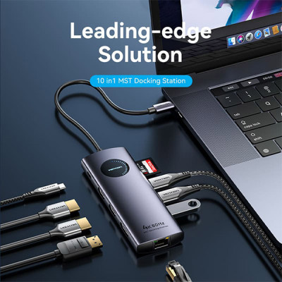 image of VENTION TQWHB Multifunction 10-in-1 Docking Station with Spec and Price in BDT