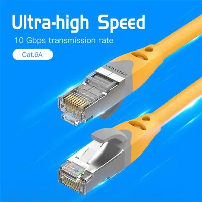image of VENTION IBHYJ Cat.6A SFTP Patch Cable - 5M with Spec and Price in BDT