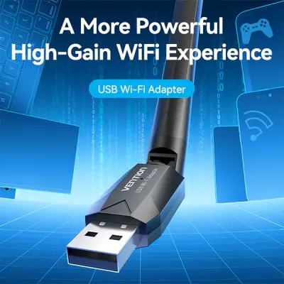 image of VENTION KDTB0 AC650 USB Wi-Fi Dual Band Network Adapter with Spec and Price in BDT