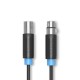 VENTION BBFBN XLR Audio Extension Cable 15M Black