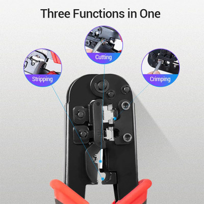 image of Vention KEAB0 Multi-function RJ45 Crimping Tool with Spec and Price in BDT