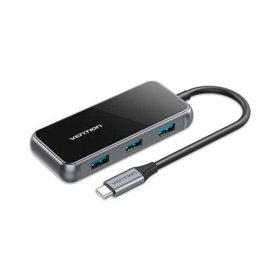 image of Vention TFDHB Multi-function USB-C to USB3.0/PD Docking Station 0.15M Mirrored Surface Type with Spec and Price in BDT