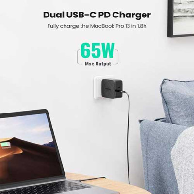 image of UGREEN CD216 65W PD Fast Charger UK with Spec and Price in BDT