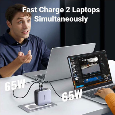 image of UGREEN CD289 (90549) Nexode 140W Charger EU with Spec and Price in BDT