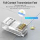 VENTION IDGR0-50 Cat.6A UTP RJ45 Modular Plug Transparent 50 Pack